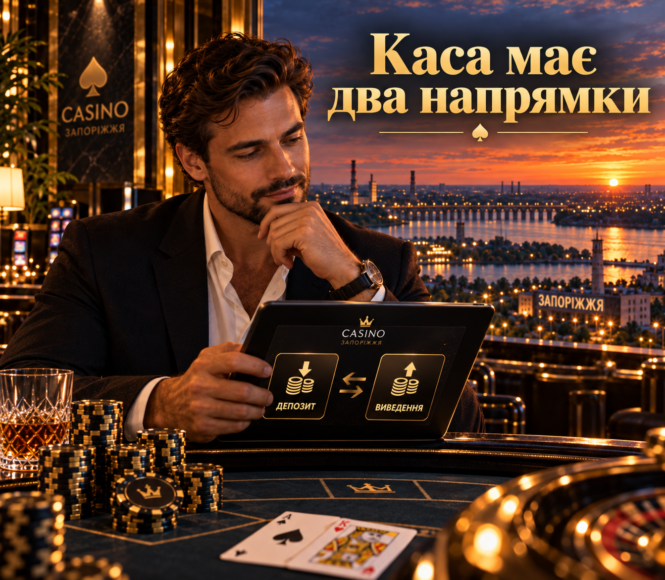 Каса має два напрямки